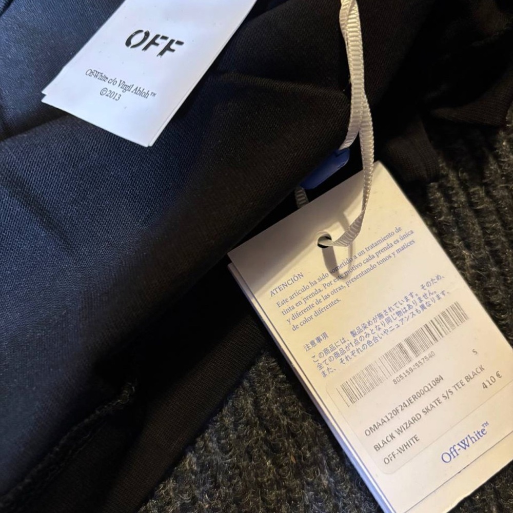 Authentic Off-White Wizard T-shirt Size M - Picture 5 of 5
